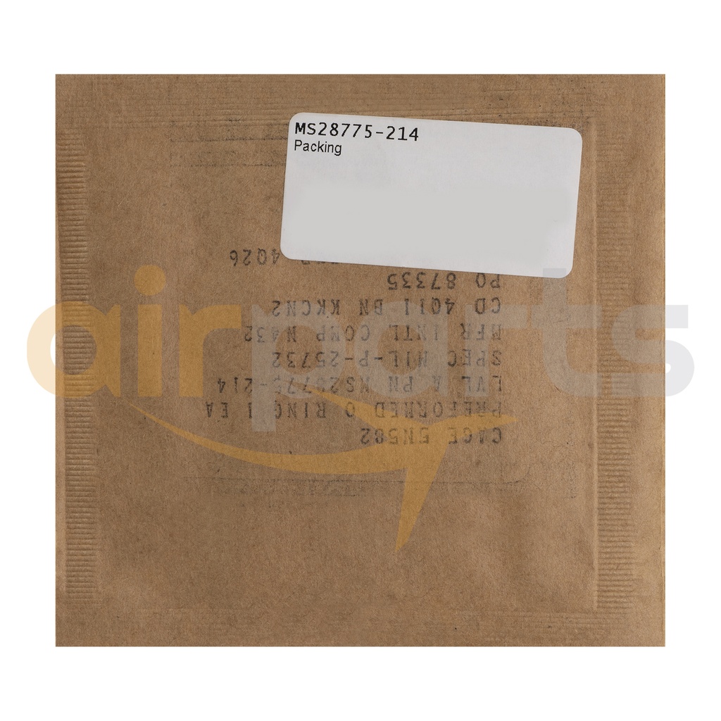 MS28775-214 - Textron Cessna OEM Military Standard Synthetic Rubber Hydraulic O-Ring Packing Seal