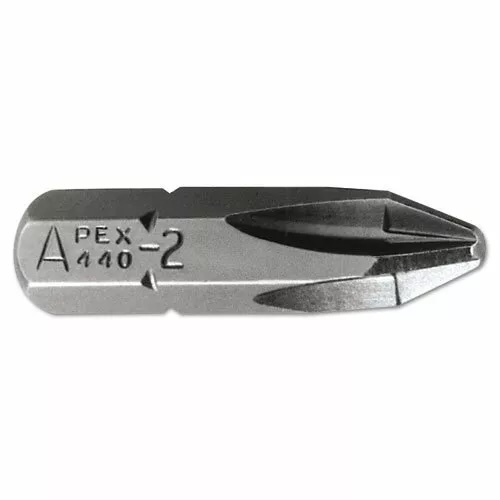 440-2X - Apex 1/4'' #2 Phillips Hex Insert Bit