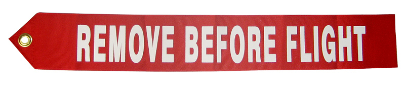 13-01458 - Remove Before Flight AP 17" Polyester Streamer