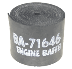 BA-71646-1-3 - Neoprene Engine Baffle Material 3" Wide by 1/16" Thick