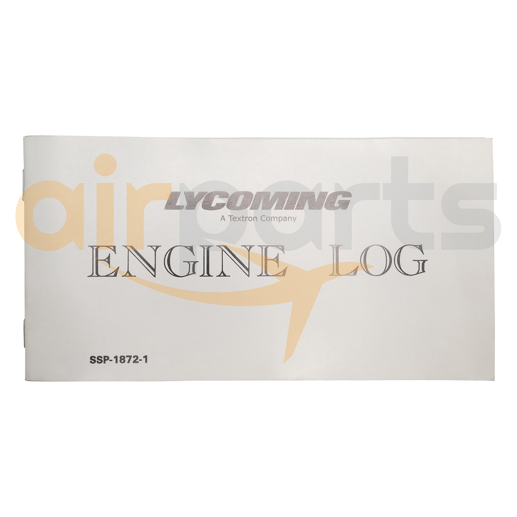 Lycoming Engines -  Engine Log - SSP-1872-1