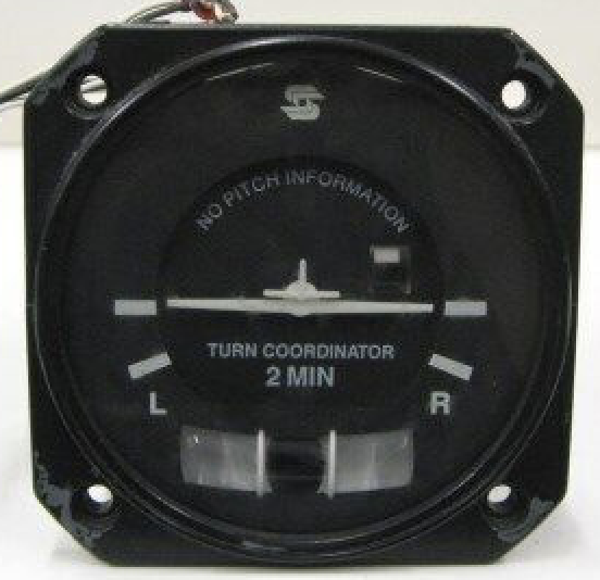 6405-28L - S-TEC Turn Coordinator With Plug for 28 Volt System
